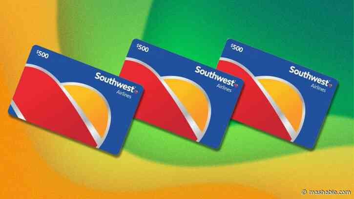 Hurry to score a $500 Southwest Airlines gift card for just $449.99
