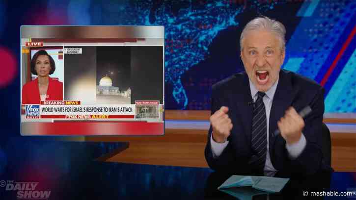 Jon Stewart shares his unfiltered thoughts about war in the Middle East