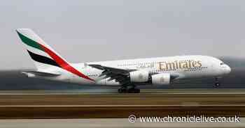 Newcastle Airport to Dubai flight delayed as UAE hit with year's rainfall in a day