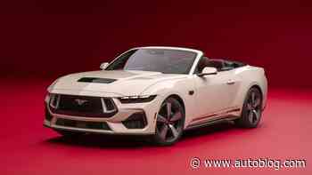 2025 Ford Mustang 60th Anniversary Package adds retro flair to a modern pony