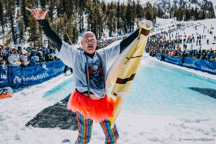 Mammoth Ran Its Annual Pond Skim--With A Twist
