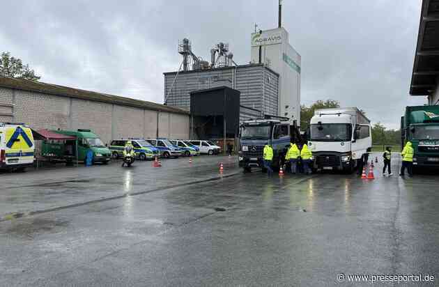 POL-GT: Länderübergreifende Verkehrssicherheitsaktion sicher.mobil.leben -"Güterverkehr im Blick" - Bilanz der Polizei Gütersloh