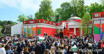 At Venice Biennale, Israel’s Show Is Halted, but Protests Go On