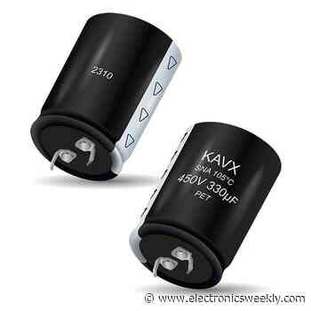 Snap-in electrolytics rated for 5,000 hours at 105°C