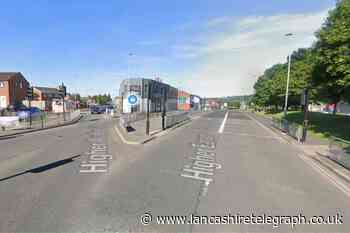 Blackburn road blocked and traffic building after crash