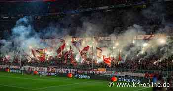 FC Bayern - FC Arsenal: Fans reagieren mit Plakat und Pyrotechnik auf UEFA-Sperre
