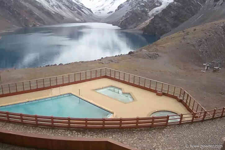 First Snow Of Season Reported At Ski Portillo, Chile