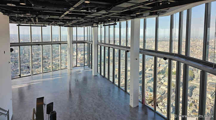 Horizon 22 – London’s highest viewing gallery can now be rented for private events