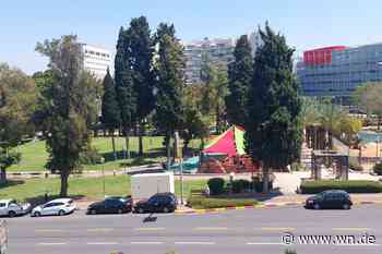 Mini-Bunker am Straßenrand schützen Menschen in Rishon Le-Zion
