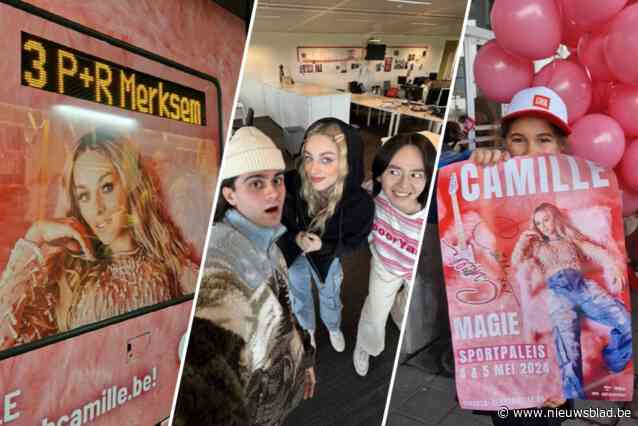 Camille verrast fans en geeft miniconcertje op tram: “Kan niet wachten om feestjes te bouwen in Sportpaleis”