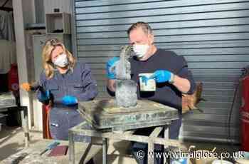 Wirral sculptor works with comedian Johnny Vegas on new exhibition