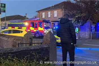Emergency services called after crash in Oswaldtwistle