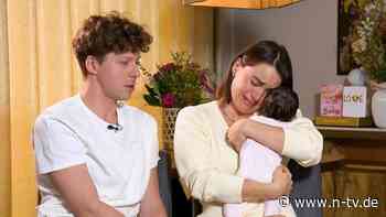 Probleme beim Stillen: Renata Lusins Tochter hatte "Mini-Eingriff"