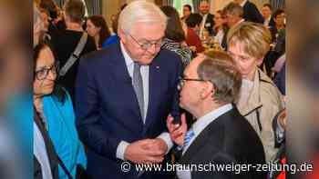 Als Botschafter für Räbke beim Empfang des Bundespräsidenten