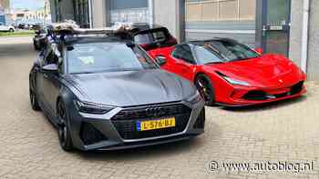 Gespot – Audi RS6 heeft uitlaat op een bijzondere plek