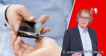 Je betaalt 5 euro en dan mag je je telefoontje in bewaring geven