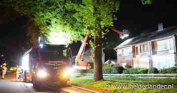 Brand op zolder, nadat droger vlam vat: bewoner ademt rook in