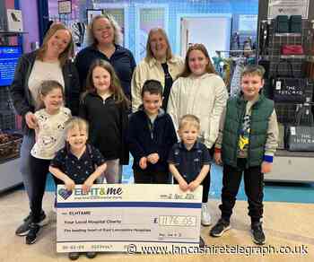 Mums raise £1,176 for neonatal unit at Burnley hospital