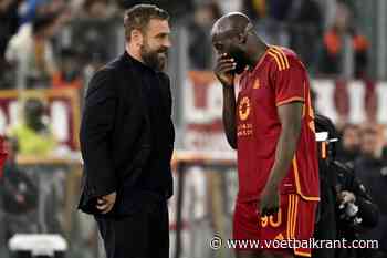 AS Roma-coach De Rossi komt met eerste update over Romelu Lukaku die twee maanden voor het EK geblesseerd raakt
