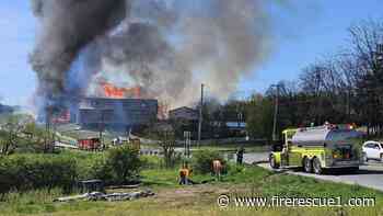 Burn barrel fire leads to multiple-alarm blaze at Pa. pallet company