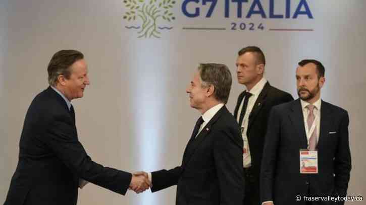 Israel gave US last-minute warning about drone attack on Iran, Italian foreign minister says at G7