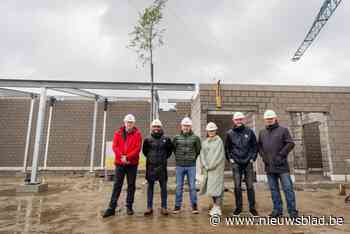 Werken aan nieuw sportcomplex Leest bereiken hoogste punt: “In september opent multifunctionele site de deuren”