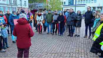 Kundgebung in Bad Herrenalb: Wenn der Opa ein Plakat mitbringt
