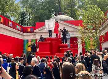 Pro-Palestine Demonstrators Protest At Venice Biennale