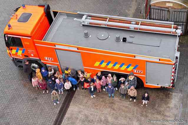 Kleuters zijn heel even brandweerlui
