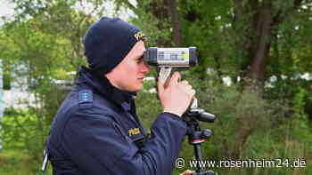 Auf Raserjagd mit der Laserpistole: So lief der Blitzermarathon der Rosenheimer Polizei