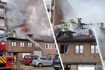 Uitslaande dakbrand in centrum van Bree zorgt voor verkeershinder