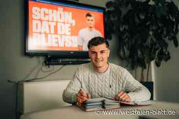 Marlon Becker (19) aus Höxter auf dem Weg zum Fußballprofi beim 1. FC Köln