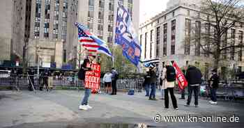 Trump-Prozess in New York: Mann zündet sich vor Gerichtsgebäude an
