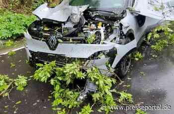 FW-EN: Wetter - Baum auf Fahrbahn und Ölspur