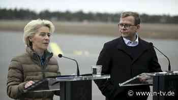 Migrationsbegrenzung: Von der Leyen lobt Finnlands Grenzschließungen