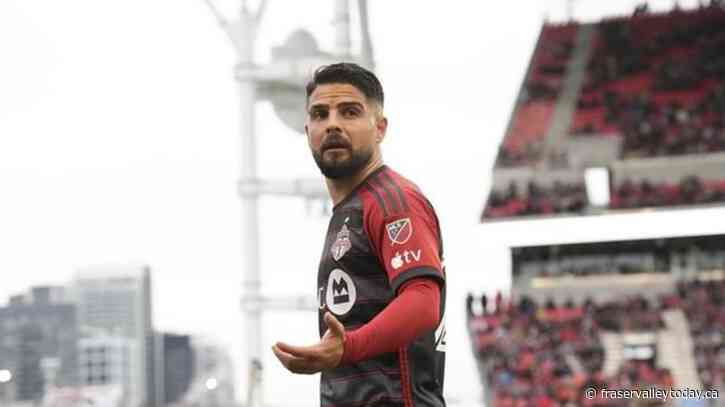 Injured Toronto FC star Lorenzo Insigne back running but still some weeks away