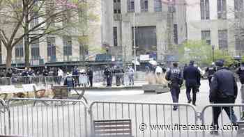 Man sets himself on fire outside NYC courthouse
