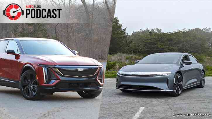 Driving the Cadillac Lyriq, Hyundai Santa Fe and a bunch of Lucid Airs | Autoblog Podcast #828