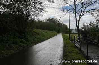 FW Alpen: Mehrere Sturmeinsätze am Freitagmittag