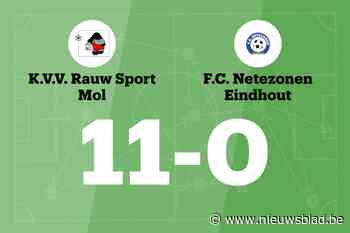 Buitengewoon veel doelpunten bij Rauw tegen Netezonen B