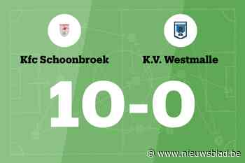 Schoonbroek laat Westmalle kansloos