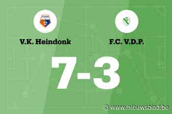Heindonk wint spektakelwedstrijd van F.C. V.D.P. B