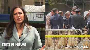 Someone screamed 'don't do it' before man set himself on fire - BBC reporter