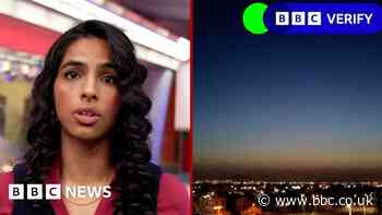 BBC Verify examines video from Israel's attack on Iran