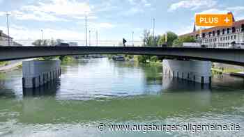 Bei der Gänstorbrücke hilft leider nur: Augen zu und durch