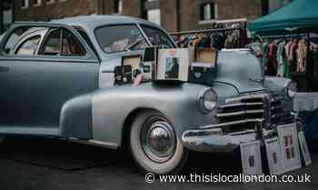 John Lennon replica Rolls Royce at Classic Car Boot Sale
