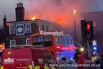 Burn Bullock pub Mitcham fire: Eyewitness shares account