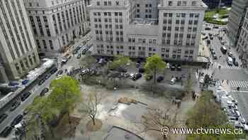 Man who set himself on fire outside Trump trial dies of injuries, police say