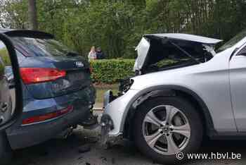 Verkeershinder op Genkersteenweg door kop-staartbotsing