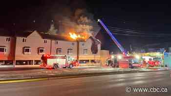 Fire crews fight early morning blaze at Wascana Street townhouse